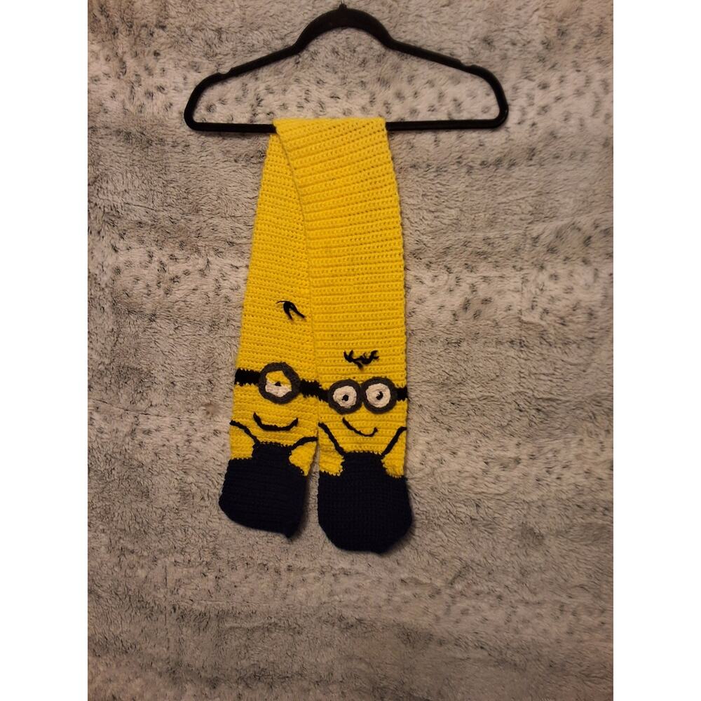 Minions Crochet Scarf, child